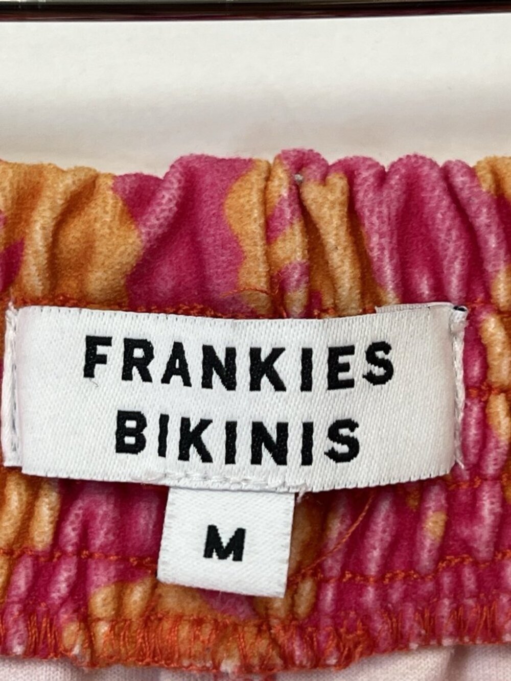 Frankies Bikinis Fifi Terry Shorts Size M Medium Floral Pink - Picture 3 of 6